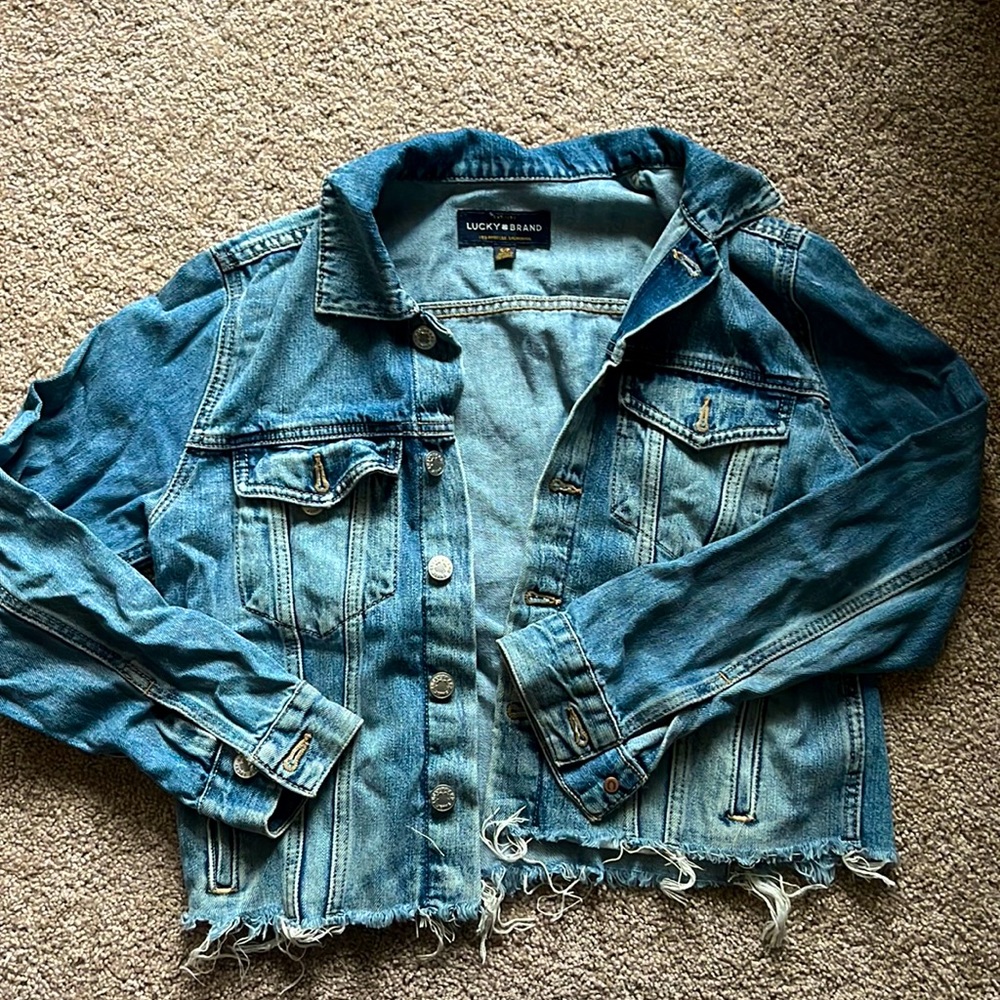 Lucky brand new jean jacket!